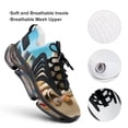 thumbnail image 4 of 2024 Seashell On The Beach Women Or Men Lace Up Flat Sneakers Female Mesh Walking Footwear, 4 of 8