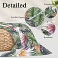 thumbnail image 6 of Palm Leaves Standard Size Pillow Cover, Pillowcase Protectors with Zipper, Breathable Decorative Throw Pillow Case Cover, Summer Botanical Tropical Plants Pillow Shams for Couch Sofa 20x26Inch, 6 of 8