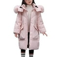 thumbnail image 3 of LIJCC Girls Oversized Long Warm Insulated Winter Parka Coats Faux-Fur Hood Thick Warm Stylish Thermal Puffer Jackets Teen Kids Quilted Pockets Down Outwear, 3 of 4