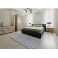 thumbnail image 5 of Ahgly Company Machine Washable Indoor Square Industrial Modern Grey Gray Area Rugs, 5' Square, 5 of 7