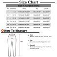 thumbnail image 3 of Women's Casual Pants Womens Elastic Waisted Pleated High Waisted Wide Leg Pants Loose Casual Cotton And Linen Cropped Pants Beach Casual Pants,Gray Women's Casual Pants M, 3 of 4