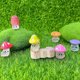 thumbnail image 4 of Set de 6 hongos decorativos de resina | Bonitos accesorios de jardín de hadas en miniatura para escritorio, terrario o decoración del hogar | Minifiguras de hongos pintadas a mano, 4 of 8