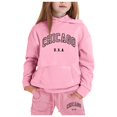 thumbnail image 2 of Huowey Child Toddler Boys Girls Long Sleeve Solid Warm Hoodie Pullover Tops Pants Kids Outfits Sweat Suit, 2 of 3