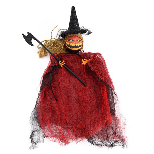 CAIROYAR Muñecos de peluche con temática de Halloween, fantasma colgante de calabaza espeluznante, populares D1