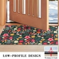 thumbnail image 3 of Pioneer Flower Floral Print Pattern Door Rugs,Washable Non Slip Door Mats Indoor,Decorative Door Mats,Entry Mat Indoor for Entrance,Bedroom,Kitchen,Bathroom,17"x30", 3 of 6