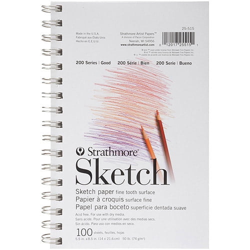 Strathmore Sketch Paper Pad 200 Series 55in X 85in Wire