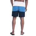 thumbnail image 3 of Men's G-III Sports by Carl Banks  Navy/Light Blue Tennessee Titans Sunrise Volley Swim Shorts, 3 of 3