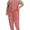 03Red Star, variant on Cueply Women’s Plus Size Pajama Set 2 Piece Short Sleeve Lounge Top and Elastic Waist Jogger Pants Soft Sleepwear