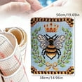 thumbnail image 3 of Clearance! DIY Carpet Making Kit Embroidery Kit Hook Carpet Needlework DIY Carpet Craft Kit Living Room Entrance Mat Pattern. for Beginners Adults and Children DIY Knitting DIY,Yellow, 3 of 6