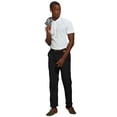 thumbnail image 3 of Asquith & Fox - Pantalones chinos casuales Modelo Classic para hombre caballero (Negro), 3 of 4