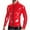 Red, variant on hotojiny Men’s Leather Shirts Sequin Slim Fit Stretch Top Trendy Long Sleeve Zip up PU Leather Coat for Club Party