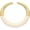 Beige, variant on Chunky Choker Statement Necklace for Women Round Two Tone Mixed Metal Choker Necklace Heavy Bold Open Cuff Necklaces Beige Green Gold Collar Bib Necklaces