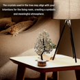 thumbnail image 5 of Grey Moonstone Crystal Tree - Healing Crystal Bonsai Tree Room Decor Office Desk Decor, 5 of 5