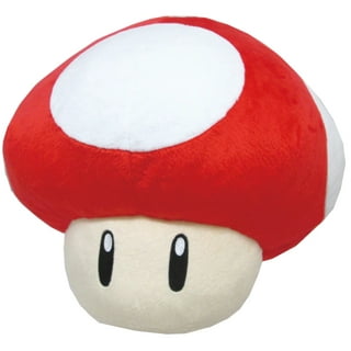 Official Super Mario Toad blue Plush 6new 