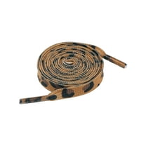 INSPIRE CHIC Leopard Print Flat Shoestrings Animal Pattern Sports Shoe Laces for Sneakers 2 Pairs Orange Brown 160cm/63.0"