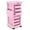 Pink, variant on TASALON Space-Saving Salon Trolley Cart with Lockable 6 Trays & 2 Holders - Ultimate Hair & Beauty Storage Solution