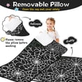 thumbnail image 3 of Halloween Spider Web Pattern Toddler Nap Mats for Kids Preschool,50"x20" Sleeping Mat Bag or Kids,Toddler Sleeping Bag,Toddler Nap Mat or Daycare, 3 of 6