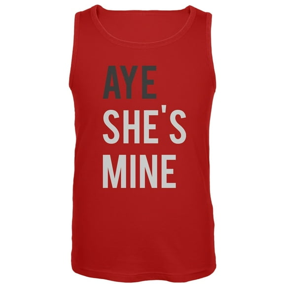 AYE She's Mine Red Tank Top - Small