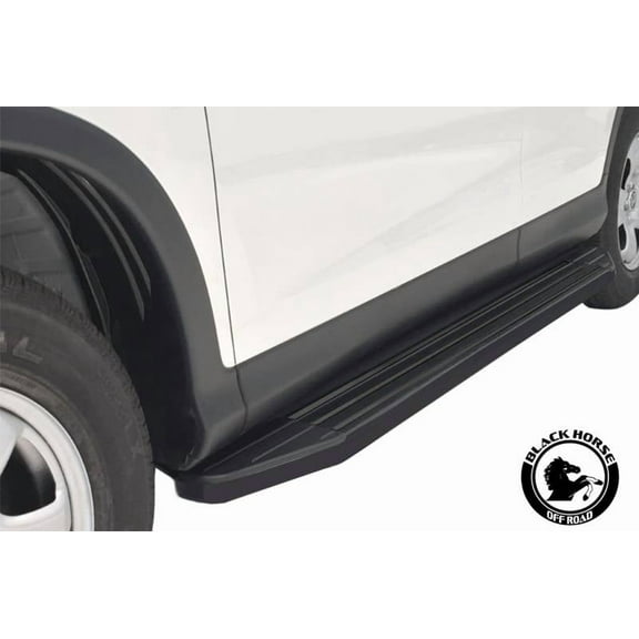 Black Horse Off Road Black Aluminum Peerless Running Boards Compatible with Fits select: 2020-2022 FORD EXPLORER