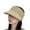 8692_Yellow, variant on 1PC Hat Yellow Polyester Women Sun Hat Solid Ladies Fisherman Wide Roll-up Foldable Elegant Beach Hat
