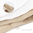 thumbnail image 6 of Cotton Boob Bra Towel 3 Layer Reusable Underboob Sweat Absorber Sling Bra Liner for Women White Anti Chafing （Black 1PC）, 6 of 8