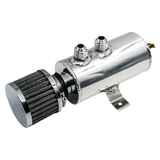 Accesorios para la lata de recolección de aceite Reemplazo de piezas Separación eficiente de aceite y aire Fondo resistente Plata