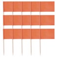 thumbnail image 2 of CIMAXIC Party 100pcs Solid Color Toothpick Flags for Party Food Decoration Mini Stick Cupcake Toppers Cheese and Fruit Small Flag Picks for Cake Decorating,2.56"X1.38"X0.04", 2 of 5