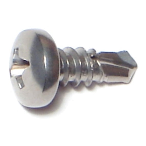 #10-16 x 1/2" 410 Stainless Steel Phillips Pan Head Self-Drilling Screws SSPSS-132