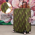 thumbnail image 4 of Green Bigfoot and Tree Pattern Luggage Cover Fashion Suitcase Cover Baggage Covers Fit 25-28 Inch Luggage (Go Travel), 4 of 5