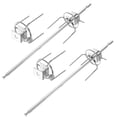 thumbnail image 1 of Raindrops 2 Set Silver Rotating Fork for Kitchen BBQ Rack Cooking, 1 of 8