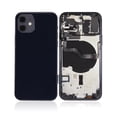 thumbnail image 1 of Esource Parts iPhone 12 Back Housing With Small Components Black Aftermarket Plus, 1 of 10