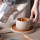 thumbnail image 3 of Exquisito juego de cerámica hecho a mano, taza de café, té de la tarde de oficina de alta gama, 3 of 5