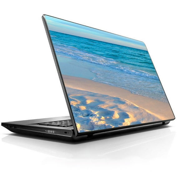 15 15.6 inch Laptop Notebook Skin Vinyl Sticker Cover Decal Fits 13.3" 14" 15.6" 16" HP Lenovo Apple Mac Dell Compaq Asus Acer/Beach White Sands Blue Water