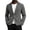 Dark Gray, variant on Men’s Corduroy Blazer Jacket Vintage Button Down Casual Work Wear Notch Lapel Black L