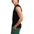 thumbnail image 2 of Champion BLACK Men's Big & Tall Sport Muscle Tank Top, US 2X, 2 of 4