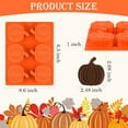 thumbnail image 3 of 2 Pack Pumpkin Cake Molds, Silicone Pumpkin Molds for Making Halloween Thanksgiving Fall Mini Cake, Chocolate Bomb, Jello, Soap, Candle, 3 of 6