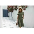thumbnail image 6 of Zeagoo Womens Summer Dress Short Sleeve Casual Summer Sunress Tunic Dress Cover up with Pockets, 6 of 7
