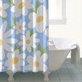 thumbnail image 5 of Waterproof Daisy Shower Curtain 72x84 Inch Colorful Floral Polyester Unique Shower Curtain for Bathroom Hotel Home Decor with 12 Plastic Hooks, 5 of 5