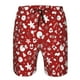 thumbnail image 3 of Balery Red Christmas Cheer. Traje de Baño Estilo Hawaiano para Hombre, Shorts de Secado Rápido con Bolsillos-Small, 3 of 6