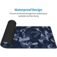 thumbnail image 4 of Camo Leopard Blue Gaming Mouse Pad Large Mouse Pad (31.5x11.8 Inch) Non-Slip Rubber Base Large Desk Mat Desk Protector for Home Office Gaming Work, 4 of 6