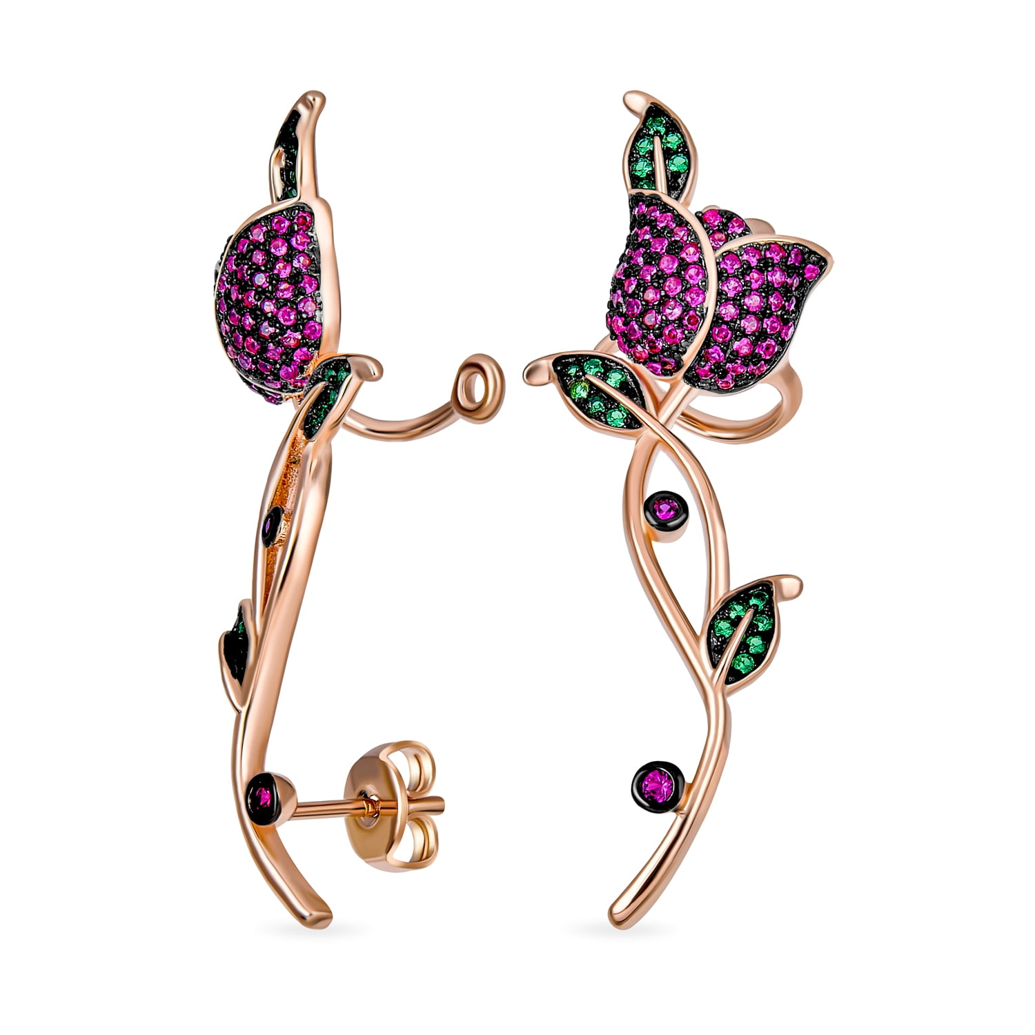 Brass Flower stud ear post Pearl  White rainbow Onyx Red & rose  stud ear post   DIY  Jewelry  Supplies Making jewelry gemstone jewelry