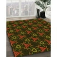 thumbnail image 3 of Ahgly Company Machine Washable Indoor Rectangle Transitional Dark Bronze Brown Area Rugs, 8' x 10', 3 of 7