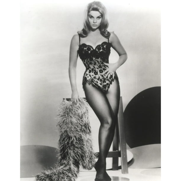 Ann Margaret wearing animal print lingerie Photo Print Item
