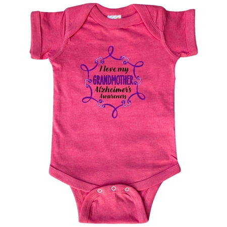 

Inktastic I Love My Grandmother Alzheimer s Awareness Gift Baby Boy or Baby Girl Bodysuit
