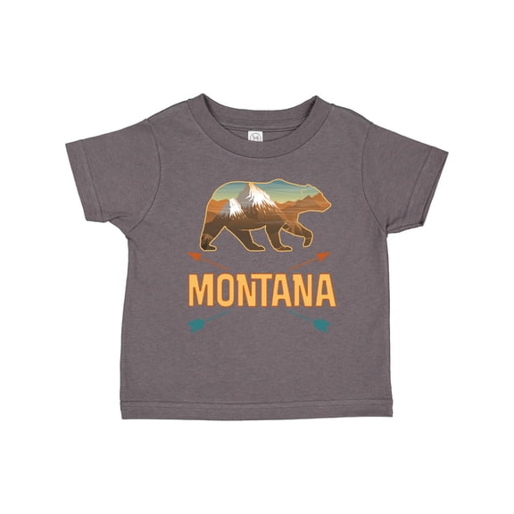 Inktastic Montana Vacation Bear Silhouette Boys or Girls Toddler T-Shirt