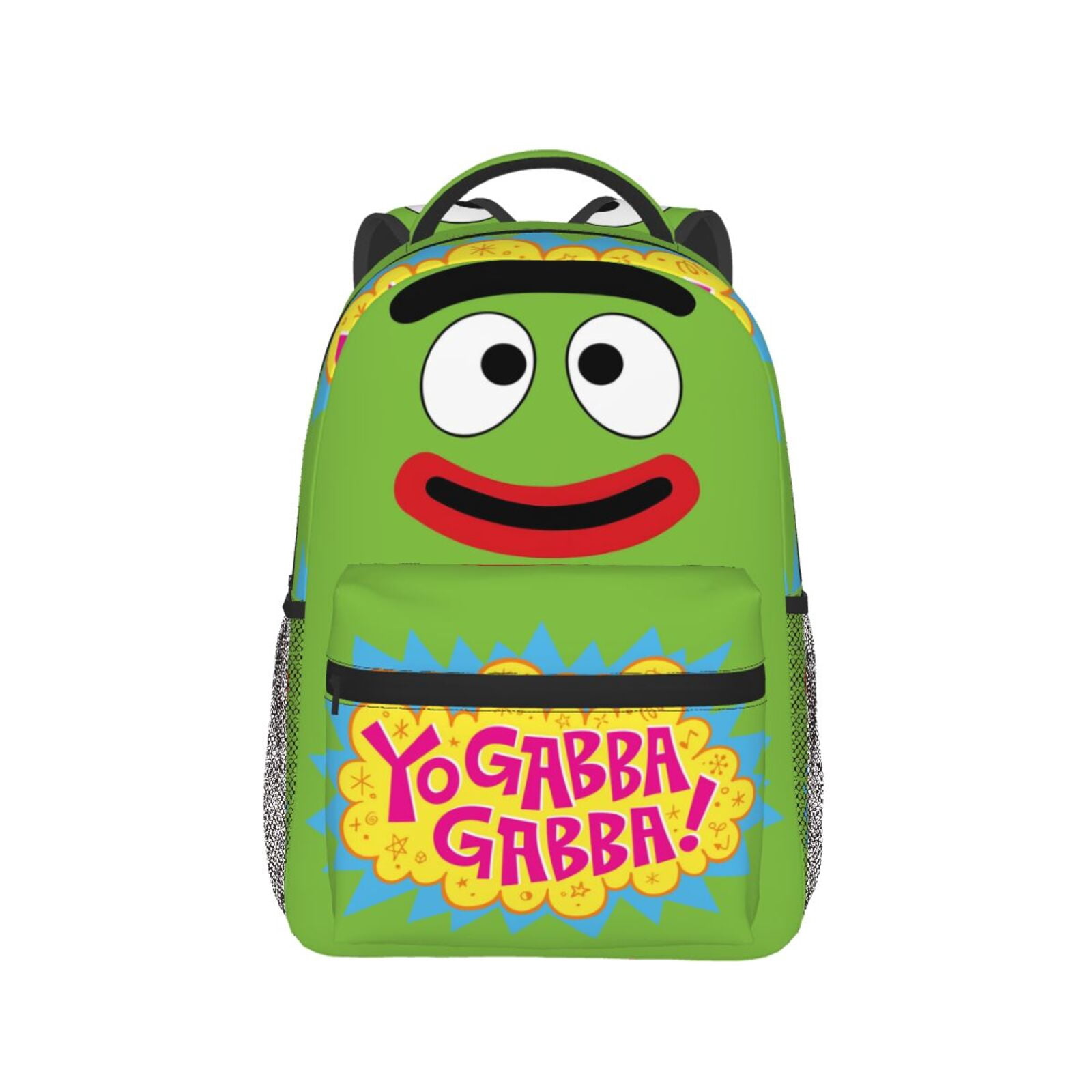 Yo Gabba Gabbaland Backpack Lightweight Bookbag Casual Daypack For Women Men Travel Laptop Bag Multifunctional Bag