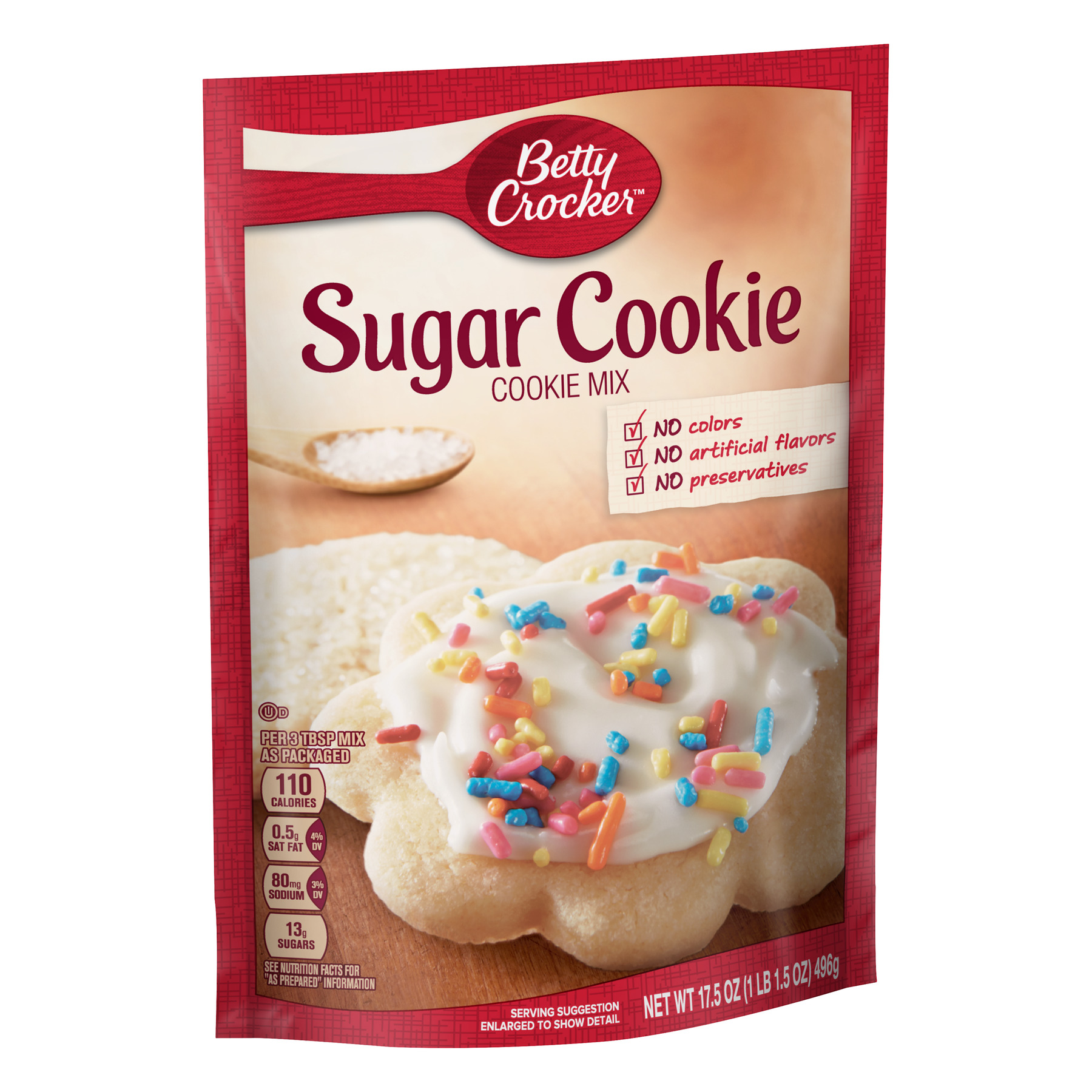 Betty Crocker Sugar Cookies, Cookie Baking Mix, 17.5 oz - image 3 of 10