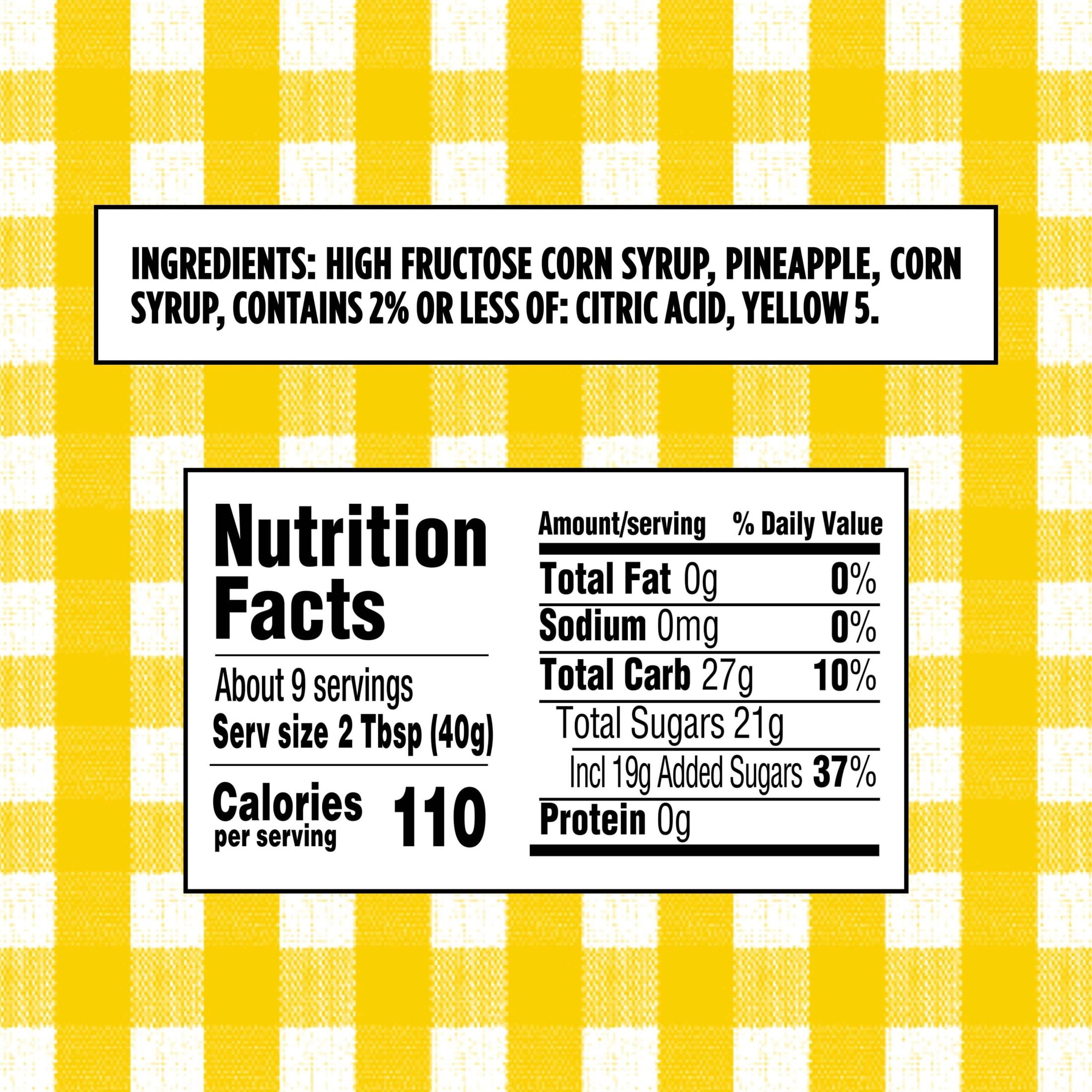 Smucker's Pineapple Topping, 12 oz Jar