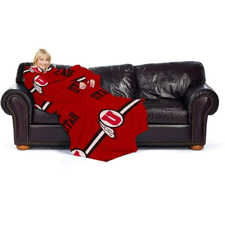 NCAA Utah Utes Comfy Throw, Stripes