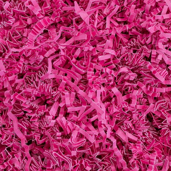 Crinkle Cut Paper Shred Filler (1 LB) for Gift Wrapping & Basket Filling - Pink| MagicWater Supply